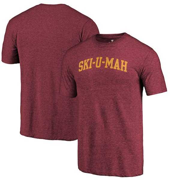 Minnesota Golden Gophers Fanatics Branded Heathered Maroon Arched Battle Cry Tri Blend T-Shirt,We sell and wholesale Minnesota Golden Gophers Fanatics Branded Heathered Maroon Arched Battle Cry Tri Blend T-Shirt on line form chian!